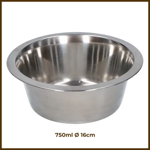 Gamelle en Acier Inoxydable - 750ml Ø 16cm