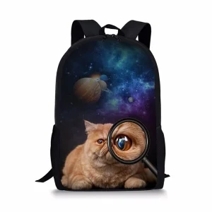 Cartable Chat Voie Lactée