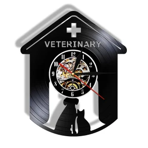 Horloge Chat Médecin