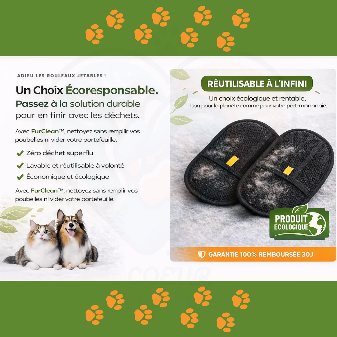 Gant anti-poils réutilisable pour chien et chat – FurClean™ – Image 4
