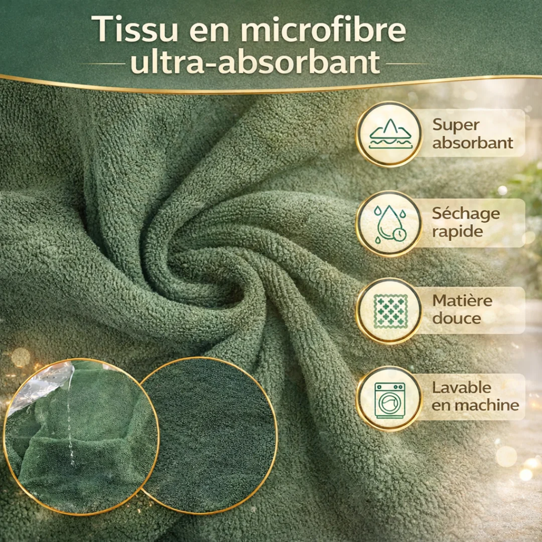 Peignoir pour chien absorbant DryNest™ – Séchage rapide après bain et pluie – Image 7